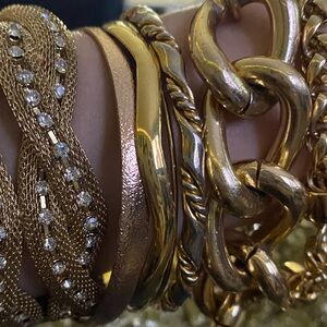 Golden Bangles (spiral, Plain & Twisted)